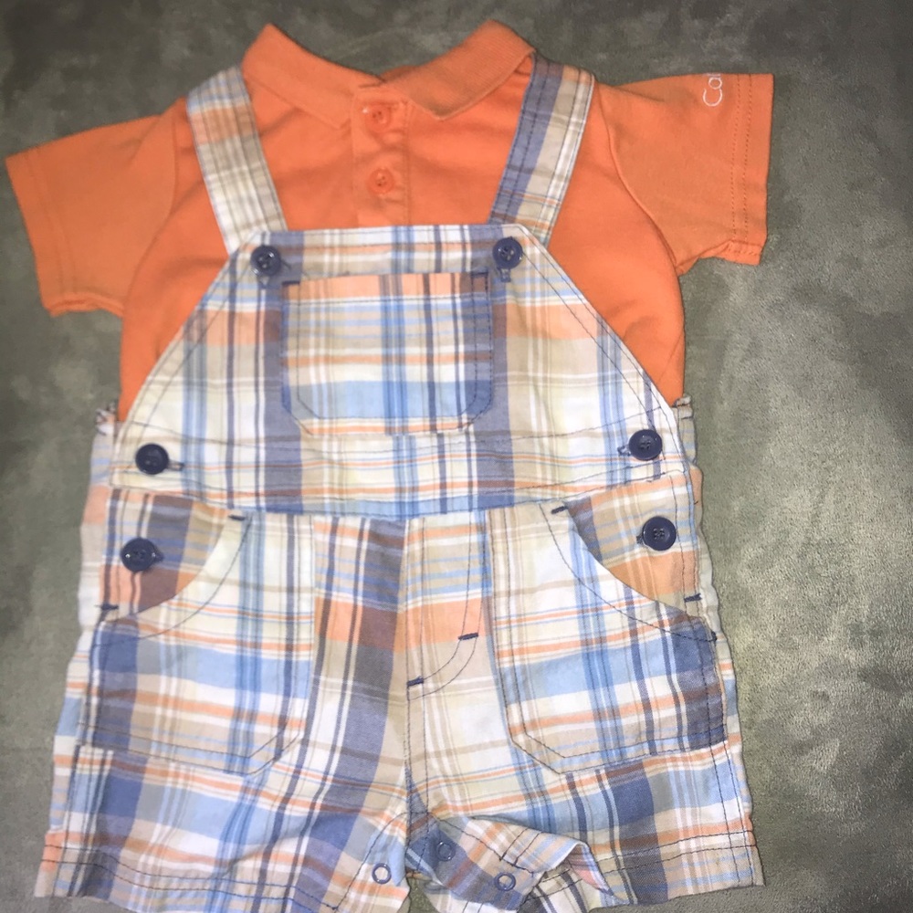 3-6 month overall outfit Calvin Klein